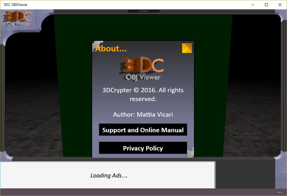 Information about 3DC OBJViewer