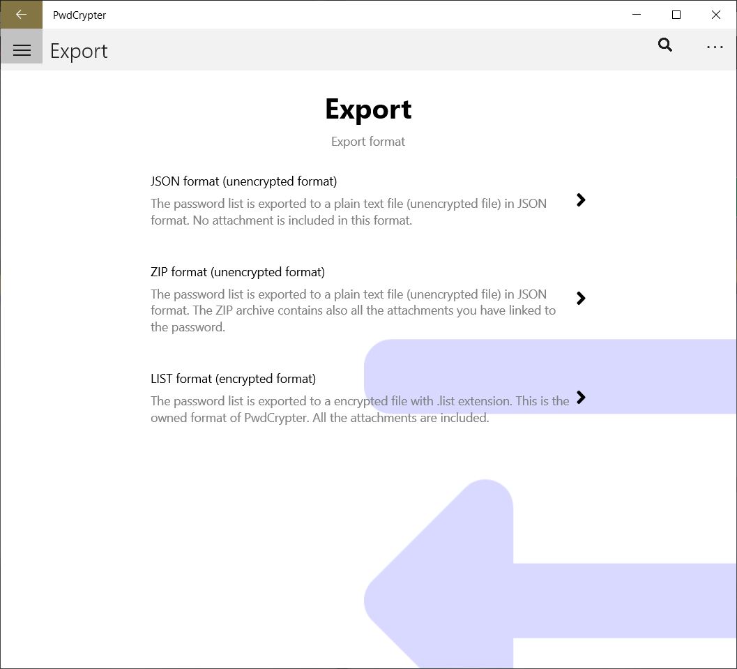 Export