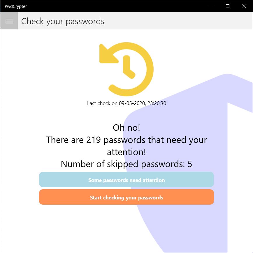 Formal analysis of password