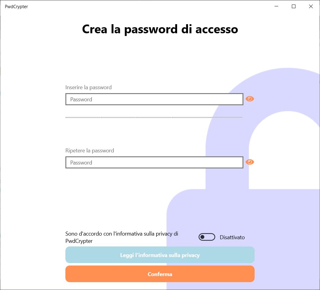 Pagina di accesso